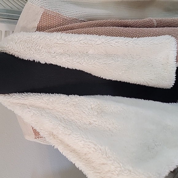 Anthropologie Saturday Sunday Sherpa Waterfall Open Front Sweater - Picture 4 of 12